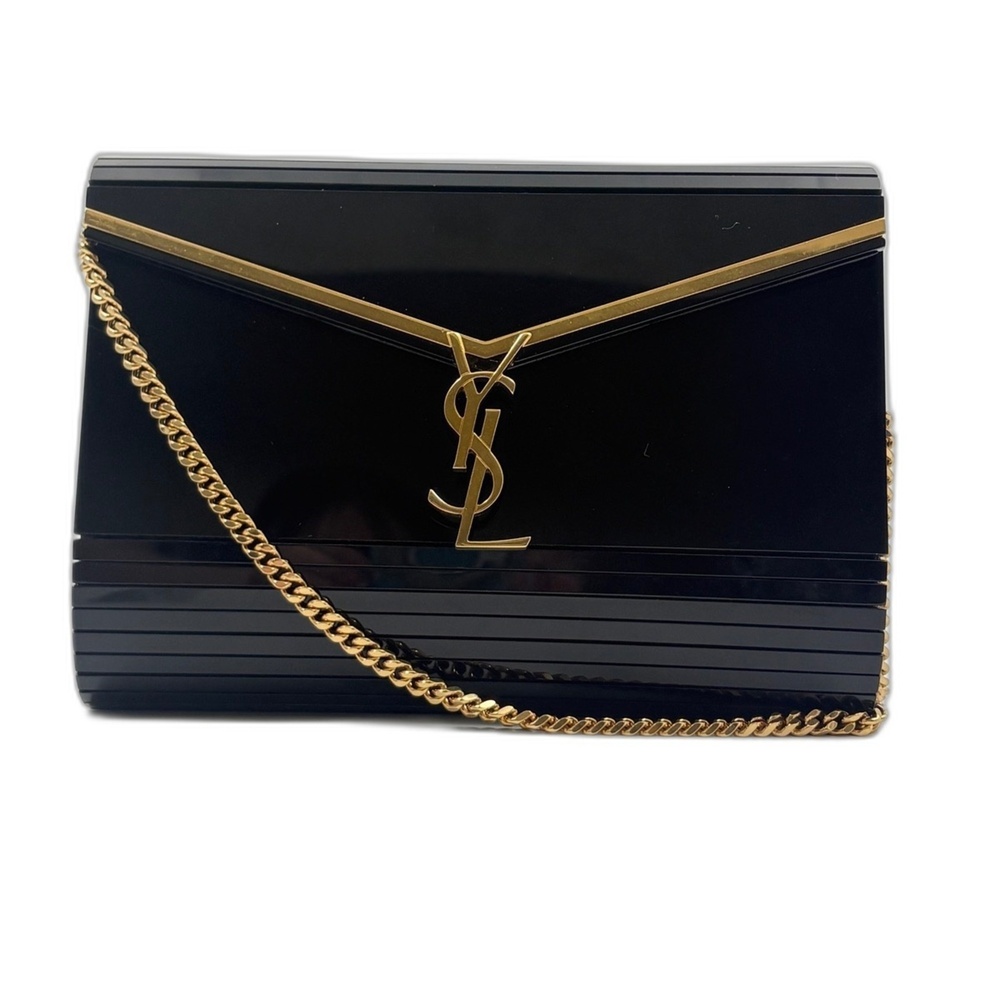 YVES SAINT LAURENT Vicki Minaudière Shoulder Bag, Black